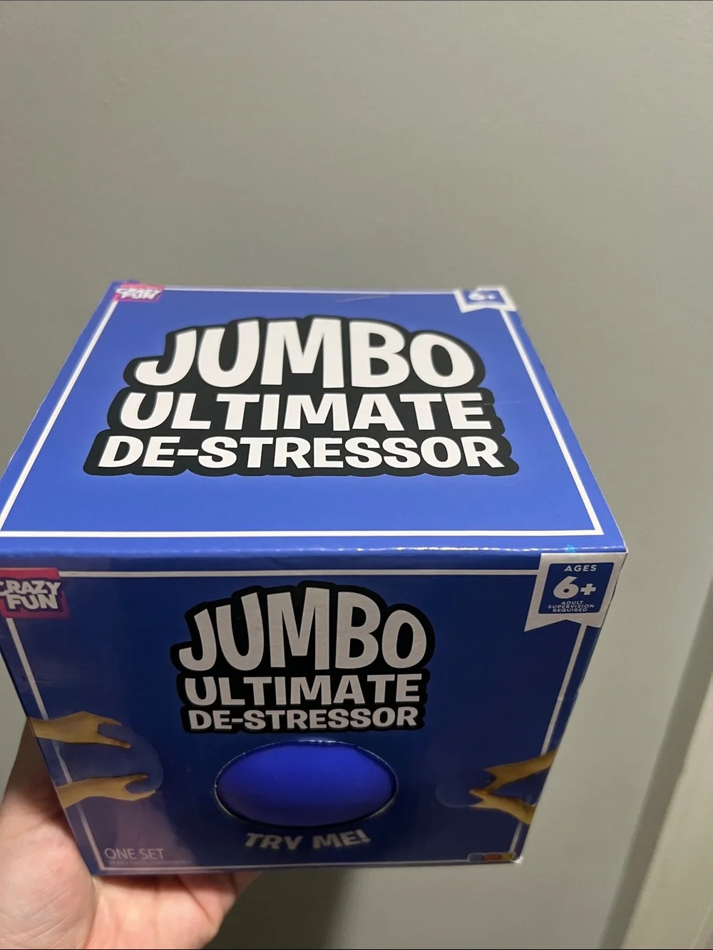 Jumbo Ultimate De-Stressor - Blue